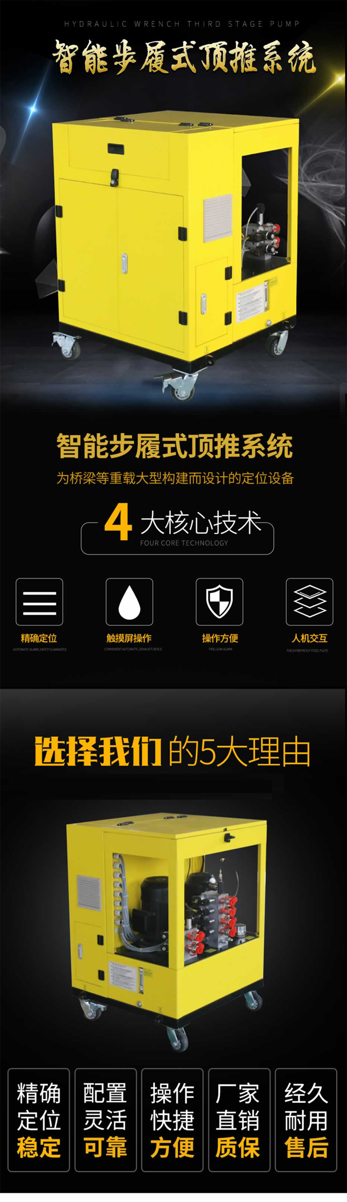 三维调整液压千斤顶